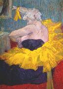 toulouse-lautrec The clownesse cha-u-kao at the Moulin Rouge oil painting artist