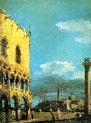 Canaletto The Piazzetta- Looking South oil painting on canvas