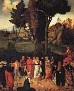 Giorgione THe Judgment of Solomon oil painting on canvas