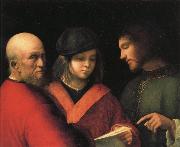 Giorgione The Singing Lesson oil painting artist