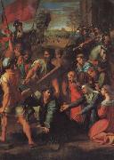 Raphael Christ Falls on the Road to Calvary oil painting on canvas