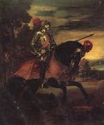 Titian Equestrian Portrait of Charles V oil painting