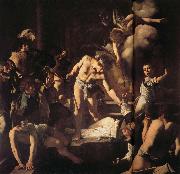 Caravaggio Martyrdom of St.Matthew oil painting artist