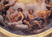 Correggio Details of the cupola with the apostles Philip and Thaddeus,James the Less and Thomas,Andrew and Jomes the Great oil painting artist
