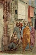MASACCIO St Peter Healing the Sick with his Shadow oil painting artist