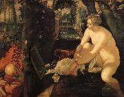 Tintoretto Susanna and the Elders oil painting on canvas