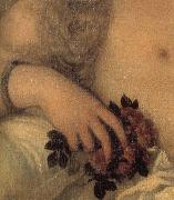 Titian Details of Venus of Urbino oil painting artist