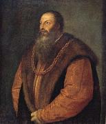 Titian Pietro aretino oil painting artist