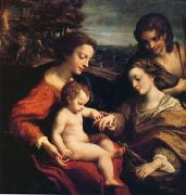 Correggio The Mystic Marriage (mk05) oil painting artist