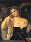 Titian A Woman at Her Toilet (mk05) oil painting artist