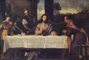 Titian The Supper at Emmaus (mk05) oil painting picture wholesale