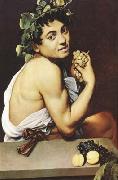 Caravaggio The young Bacchus (mk08) oil painting artist