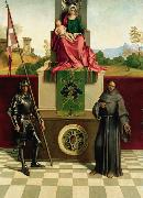 Giorgione Virgin and Child with SS Francis and Liberalis (mk08) oil painting reproduction