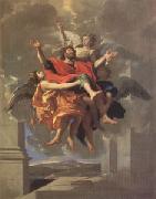 Poussin Ecstasy of ST Paul (mk05) oil painting on canvas