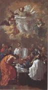 Poussin The Miracle of St Francis Xavier (mk05) oil painting on canvas