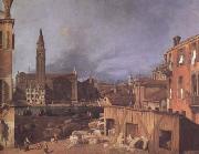 Canaletto Campo San Vitale and Santa Maria (mk08) oil painting on canvas