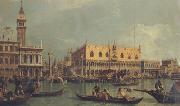 Canaletto La Piazzetta e il Palazzo Kucale dal bacino di S.Marco (mk21) oil painting artist