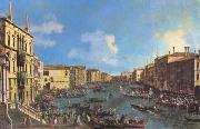 Canaletto Regatta on the Canale Grande (mk08) oil painting reproduction