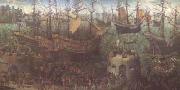Anonymous The Embarkation of Henry VIII at Dover (mk25) oil painting on canvas