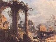 Canaletto A Caprice View with Ruins (mk25) oil painting artist