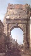 Canaletto The Arch of Titus (mk25) oil painting on canvas