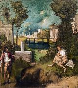 Giorgione The Tempest (nn03) oil painting reproduction