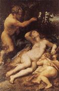 Correggio Zeus and Antiope oil painting artist