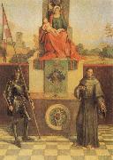 Giorgione Virgin and CHild with SS Francis and Liberalis oil painting