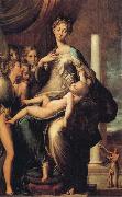PARMIGIANINO Madonna of the Long Neck oil painting