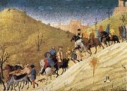 SASSETTA The Procession of the Magi oil painting