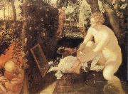 Tintoretto Susanna at he Bath oil painting artist