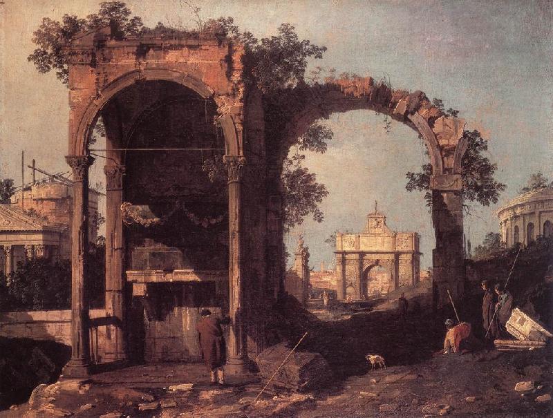 Canaletto Capriccio: Ruins and Classic Buildings ds