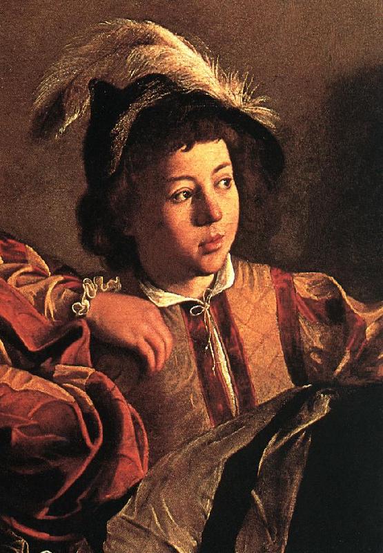 Caravaggio The Calling of Saint Matthew (detail) fdgf
