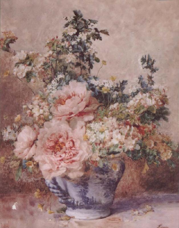 F.Rivoire Apple Blossoms with Peonies