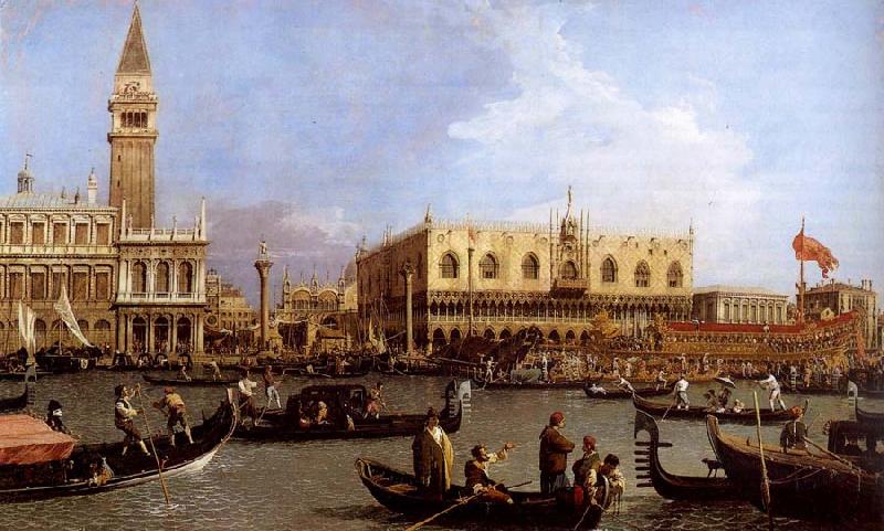  named Canaletto Venetie, the Bacino Tue S. Marco on Hemelvaartsdag