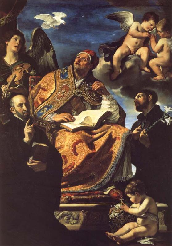  Saint Gregory the Great with Saints Ignatius Loyola and Francis Xavier
