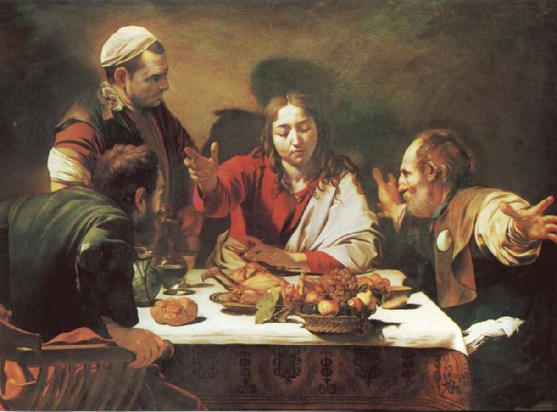 Caravaggio The Supper at Emmaus