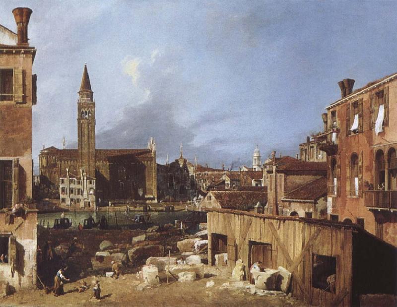 Canaletto Stenhuggarverkstaden