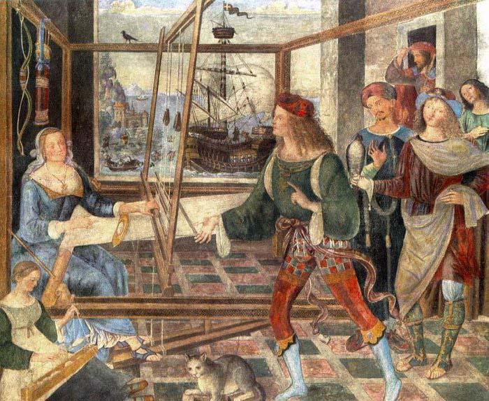 Pinturicchio The Return of Odysseus