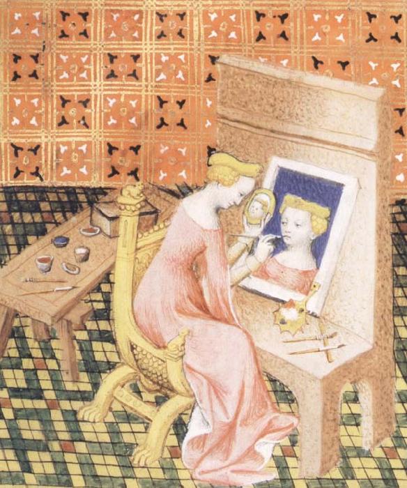 Anonymous Marcia Painting her Self-Portrait