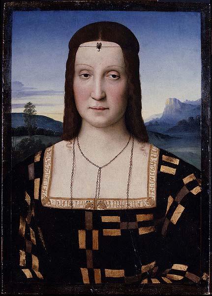  Portrait of Elisabetta Gonzaga,