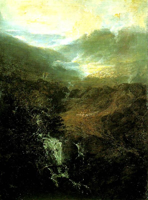 J.M.W.Turner morning amongst the coniston