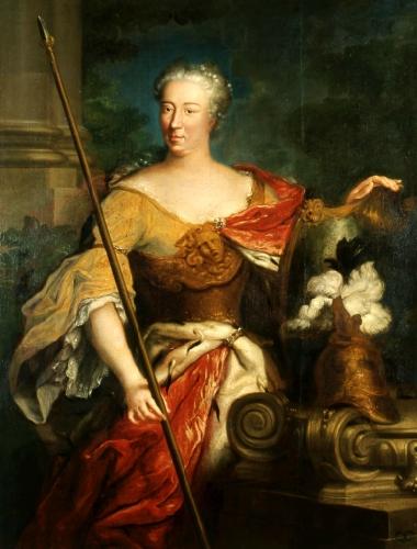  Portrait of Elzbieta Sieniawska nee Lubomirska as Minerva