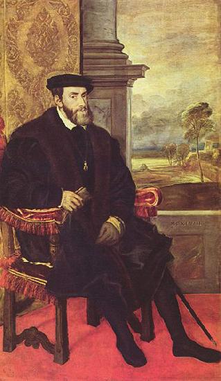  Portrat des Karl V. im Lehnstuhl