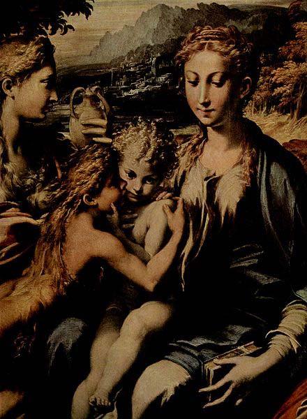  Thronende Madonna, Hl. Zacharias, Hl. Johannes der Taufer und Hl. Maria Magdalena