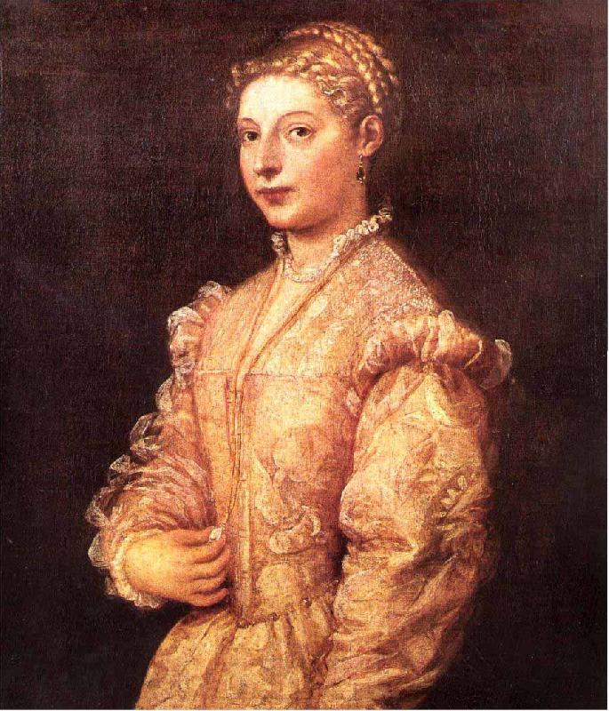  Portrait of Titians daughter Lavinia