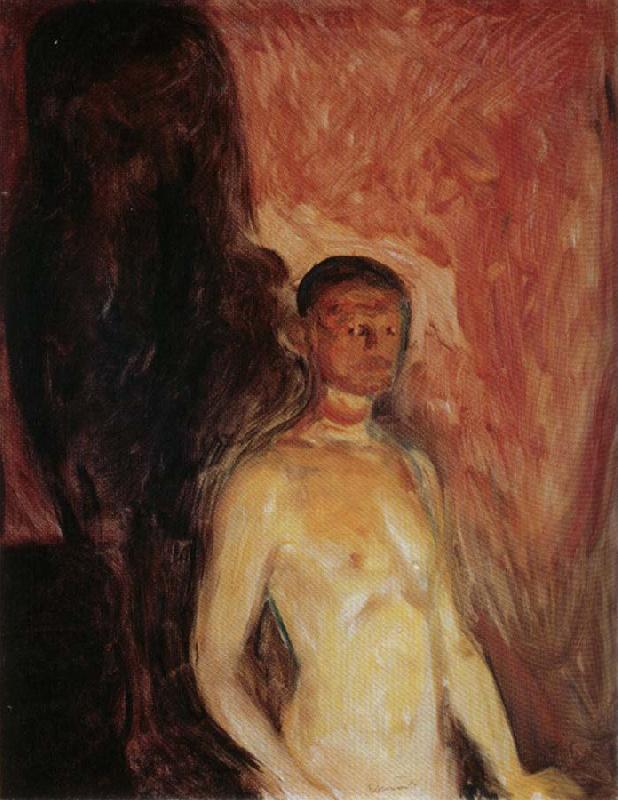 Edvard Munch Self Portrait. Edvard Munch Self Portrait in