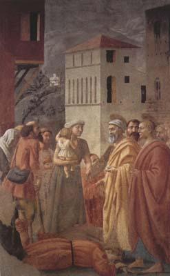 St Peter distributes the Goods of the Community and The Death of Ananias (mk08)