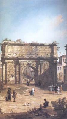 Canaletto Rome The Arch of Septimius Severus (mk25)